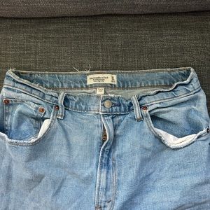 Abercrombie CURVE LOVE ultra high rise the ankle straight